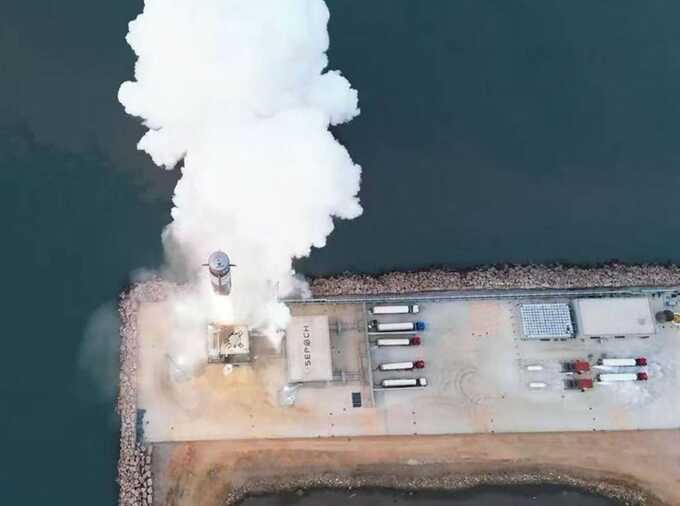 Китай протестировал доставку онлайн-заказов ракетой